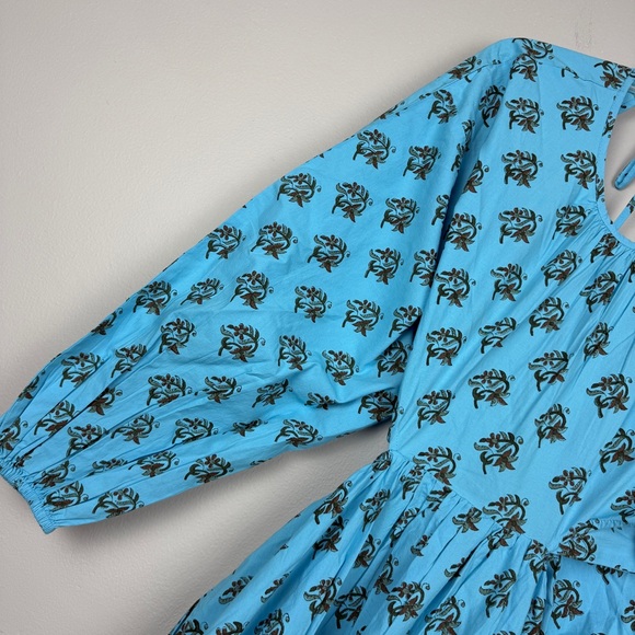 Tuckernuck Hanna Artwear Carmen Cosmos Cotton Printed Floral Maxi Dress - Picture 5 of 10